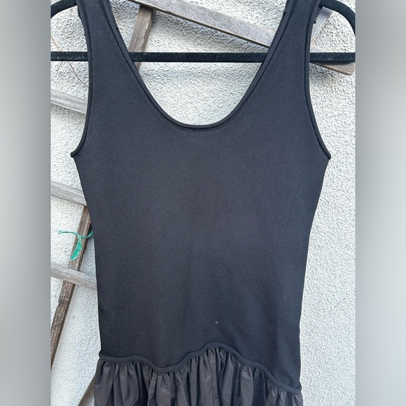 A.L.C. Sadie Combo Flounce Midi Dress in Black - Picture 10 of 11